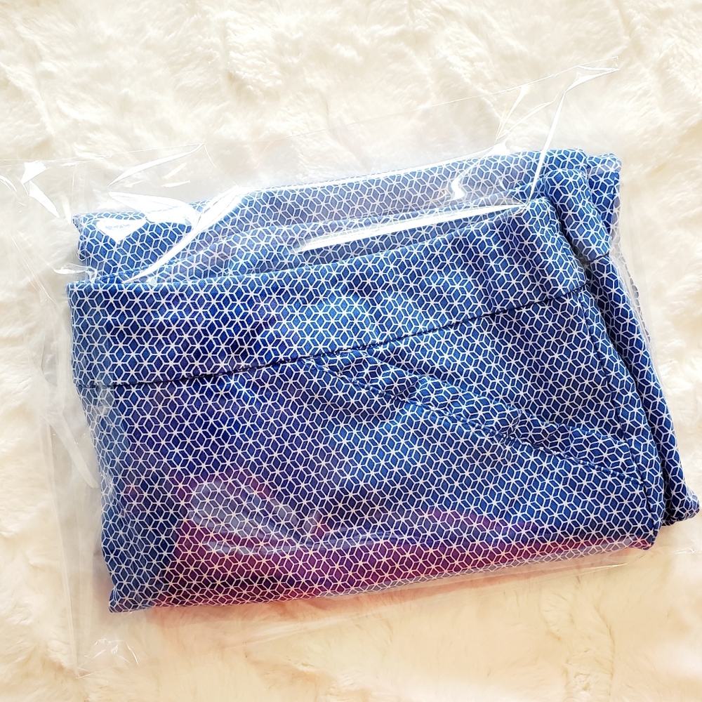 KIM ROGERS Blue Pattern Comfort Capris - Picture 9 of 9